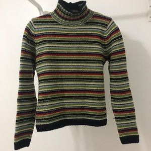 Vintage Striped Wool Jumper